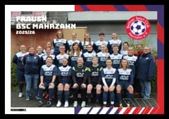 Team book of the women's team of BSC Mahrzahn